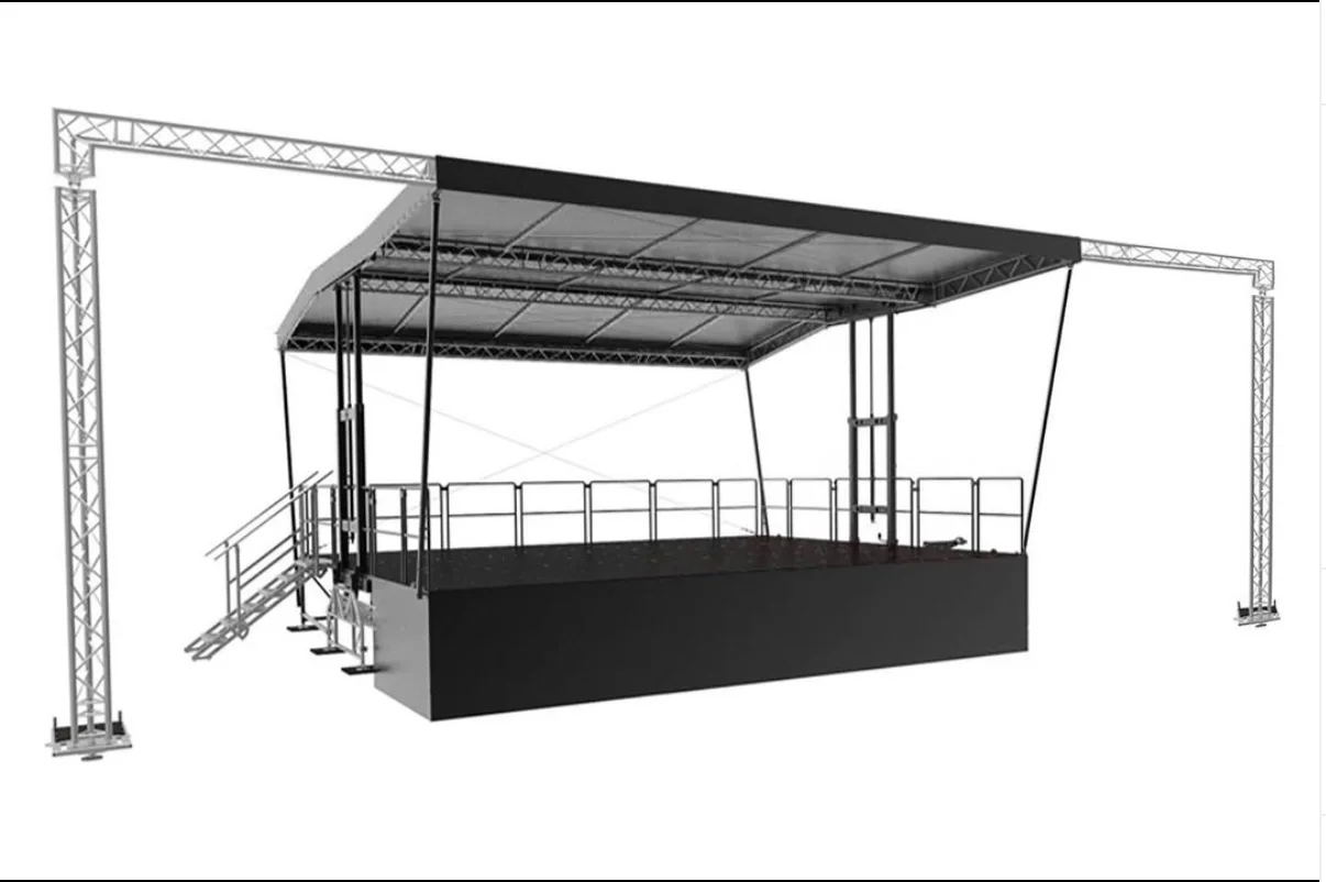 SmartStage 50 – Ansicht der mobilen Bühne
